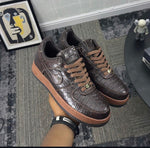 Charger l'image dans la galerie, Nike Air Force 1 Low – Croco Brown Gold