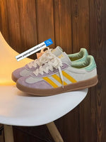 Charger l'image dans la galerie, Adidas Gazelle Indoor 'Mauve / Yellow / Mint'