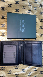 Charger l'image dans la galerie, Portefeuille en Cuir Grainé – Gümüş Genuine Leather
