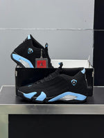 Charger l'image dans la galerie, Air Jordan 14 Retro – Black / Hyper Royal

