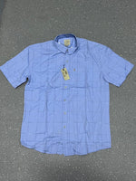 Charger l'image dans la galerie, Chemise Catlan – Col Classique Carreaux Ton sur Ton | Bleu Ciel, Gris &amp; Blanc
