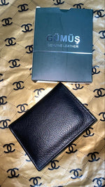 Charger l'image dans la galerie, Portefeuille en Cuir Grainé – Gümüş Genuine Leather
