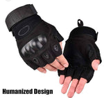 Charger l'image dans la galerie, Gants Tactiques Mi-Doigts – Coque Rigide Protection
