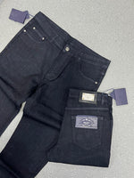 Charger l'image dans la galerie, Pantalon jean de qualité bleu de nuit

