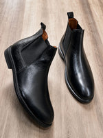 Charger l'image dans la galerie, Chelsea Boots Cuir Noir
