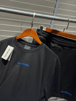 Charger l'image dans la galerie, Balenciaga Set T-Shirt + Short — Graphite Blue
