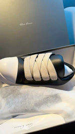 Charger l'image dans la galerie, Rick Owens Ramones Sneakers — Black/Milk
