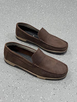 Charger l'image dans la galerie, Loafer Oristano Nubuck Marron Chocolat
