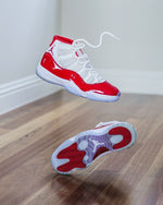 Charger l'image dans la galerie, Air Jordan 11 Retro “Cherry” — White/Red
