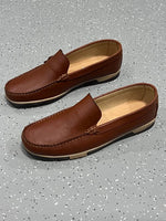 Charger l'image dans la galerie, Loafer Oristano Slip-On Cuir Lisse Cognac
