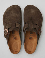 Charger l'image dans la galerie, Birkenstock Boston Soft Footbed Suède Marron
