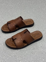 Charger l'image dans la galerie, Sandales Slides H Camel
