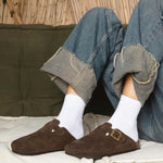 Charger l'image dans la galerie, Birkenstock Boston Soft Footbed Suède Marron
