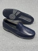 Charger l'image dans la galerie, Loafer Oristano Slip-On Cuir Lisse Marine
