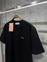 Charger l'image dans la galerie, T-shirt Miu Miu – Oversize Logo Brodé Noir
