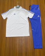 Charger l'image dans la galerie, Ensemble Polo + Pantalon Adidas Tiro – Homme
