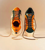 Charger l'image dans la galerie, Titre suggéré : Adidas Superstar — Corduroy Teal &amp; Orange Edition
