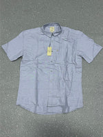 Charger l'image dans la galerie, Chemise Catlan – Col Classique Carreaux Ton sur Ton | Bleu Ciel, Gris &amp; Blanc
