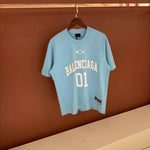 Charger l'image dans la galerie, T-shirt Balenciaga – Jersey Sportif «BALENCIAGA 01» Bleu Ciel
