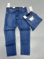 Charger l'image dans la galerie, Jean Armani Jeans J06 – Denim Bleu Medium Lavé
