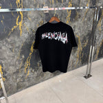 Charger l'image dans la galerie, Balenciaga Graffiti Logo T-Shirt — Black
