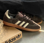 Charger l'image dans la galerie, Adidas Samba – Brun Texturé/Crème
