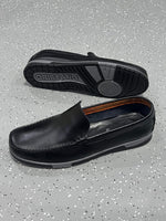 Charger l'image dans la galerie, Loafer Oristano Slip-On Cuir Lisse Noir
